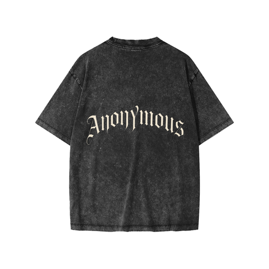"Anonymous Blackout" Kids Snow Wash T-Shirt